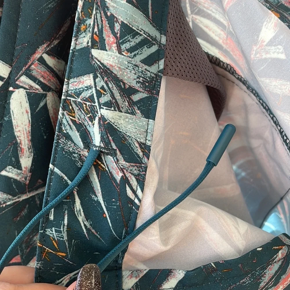 All In Motion Tropical Print UPF 50+ Hybrid Shorts
